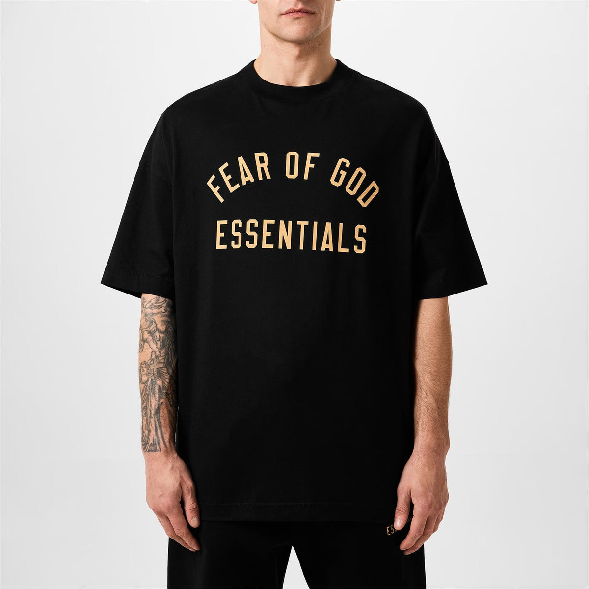 Fear of God Black Gold Jersey Crewneck Tee