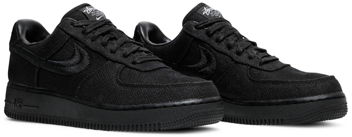 Stussy x Nike Air Force 1 Low Triple Black