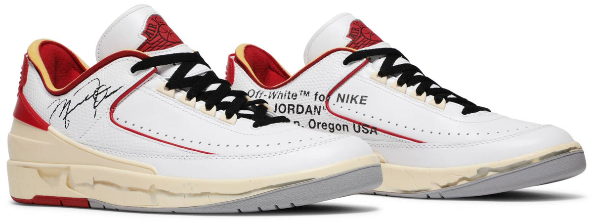 Off-White x Air Jordan 2 Retro Low SP White Varsity Red