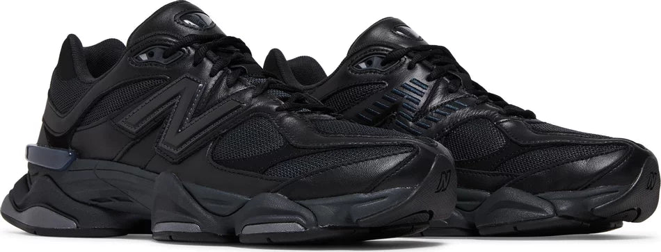 New Balance 9060 Triple Black Leather