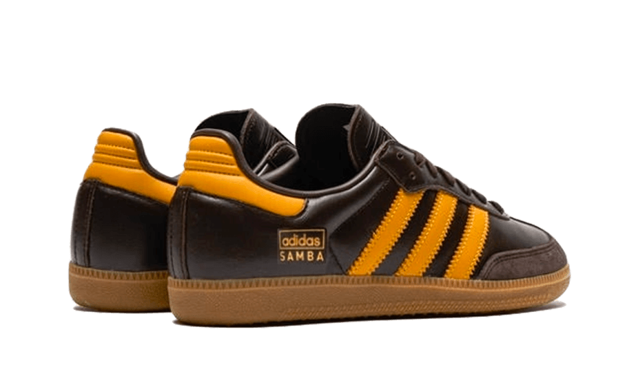 adidas Samba OG Dark Brown Yellow