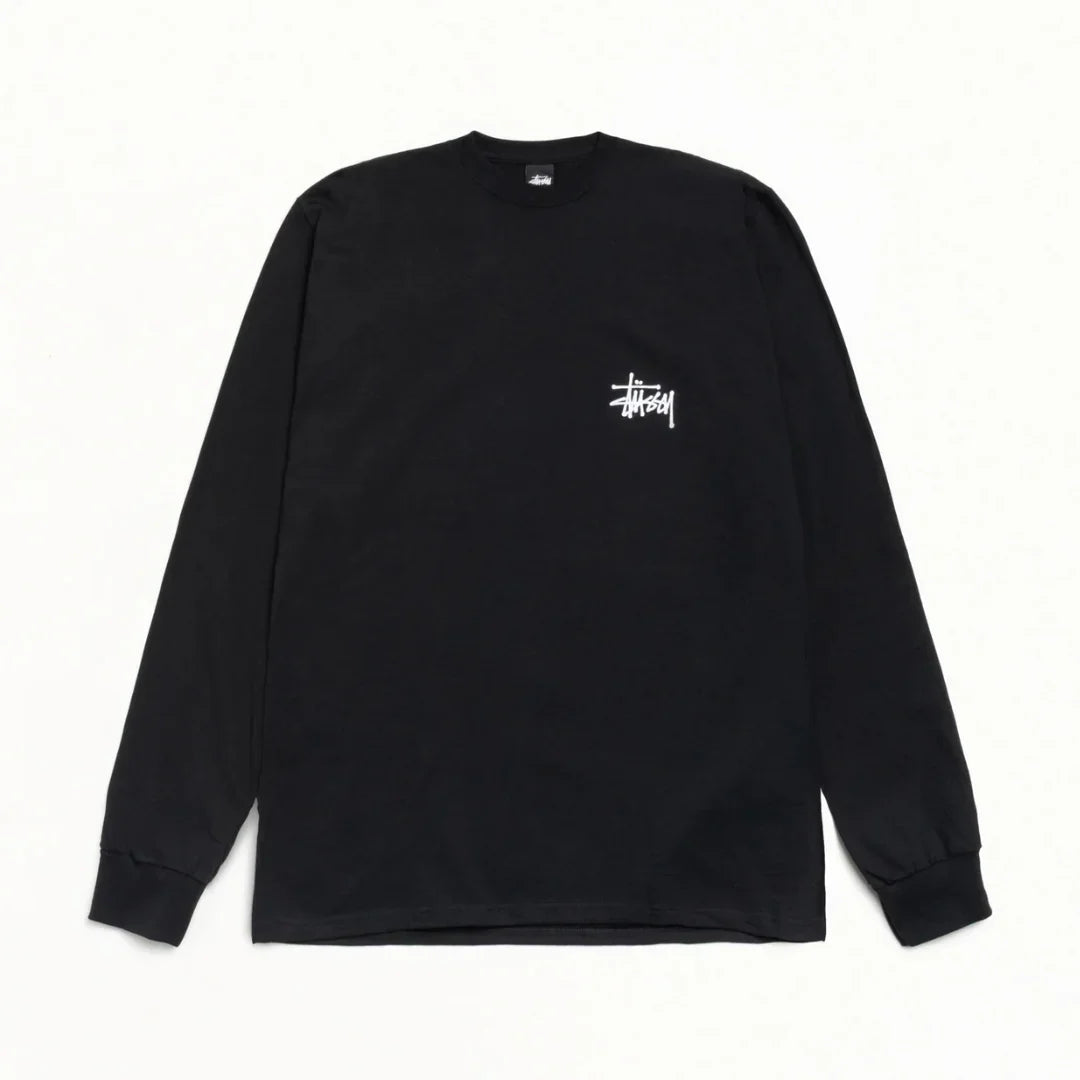 Stussy Basic Longsleeve Tee Black