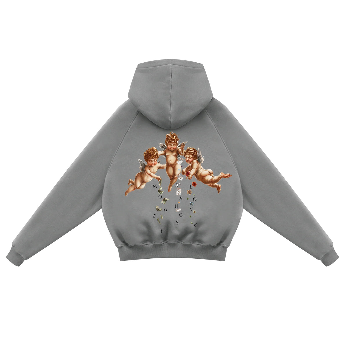 Oddity Angels Hoodie Grey