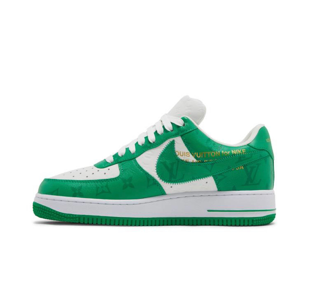 Louis Vuitton x Air Force 1 Low White Gym Green