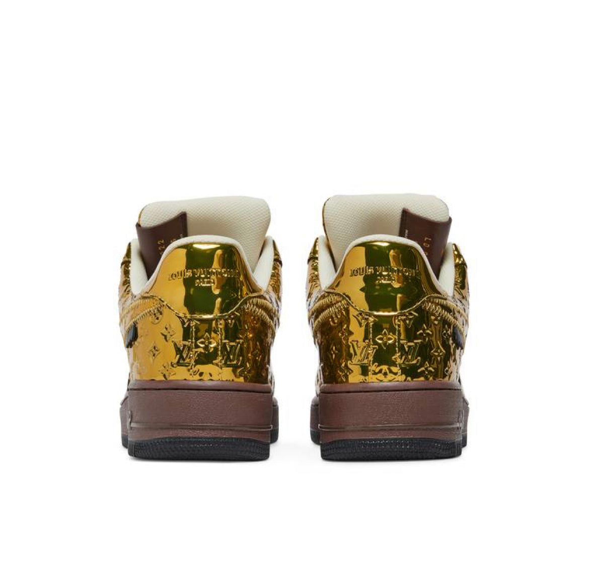 Nike Air Force 1 Low x Louis Vuitton Metallic Gold