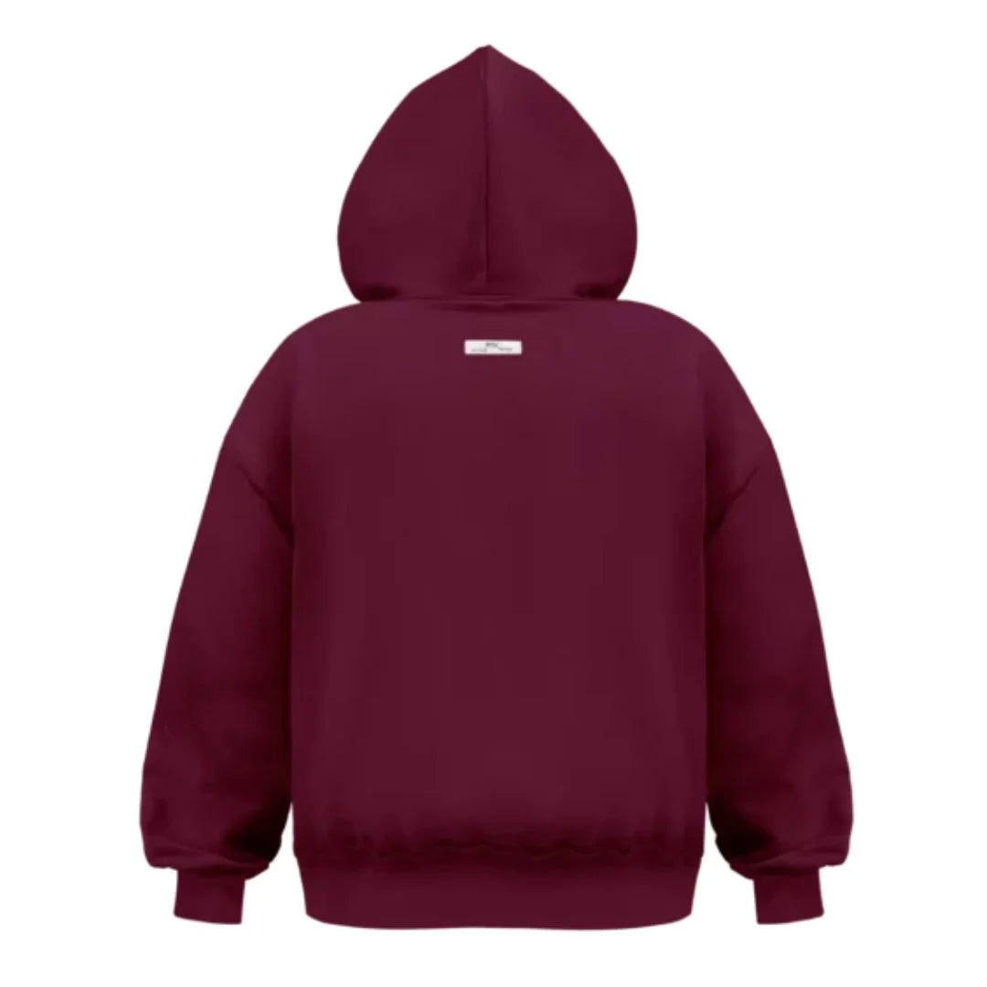 MSC DESIGN Burgundy Hoodie