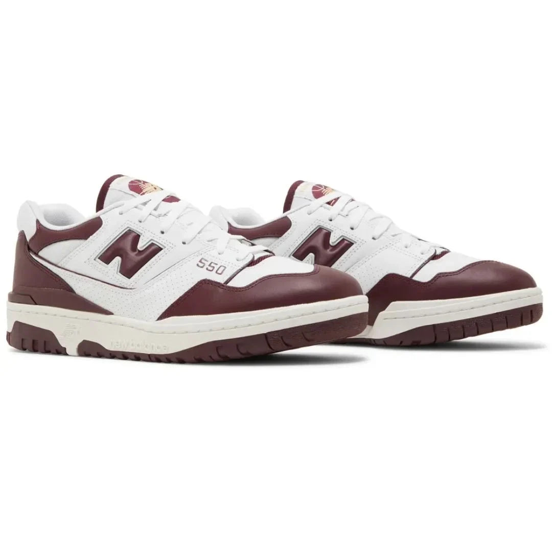 New Balance 550 White Burgundy