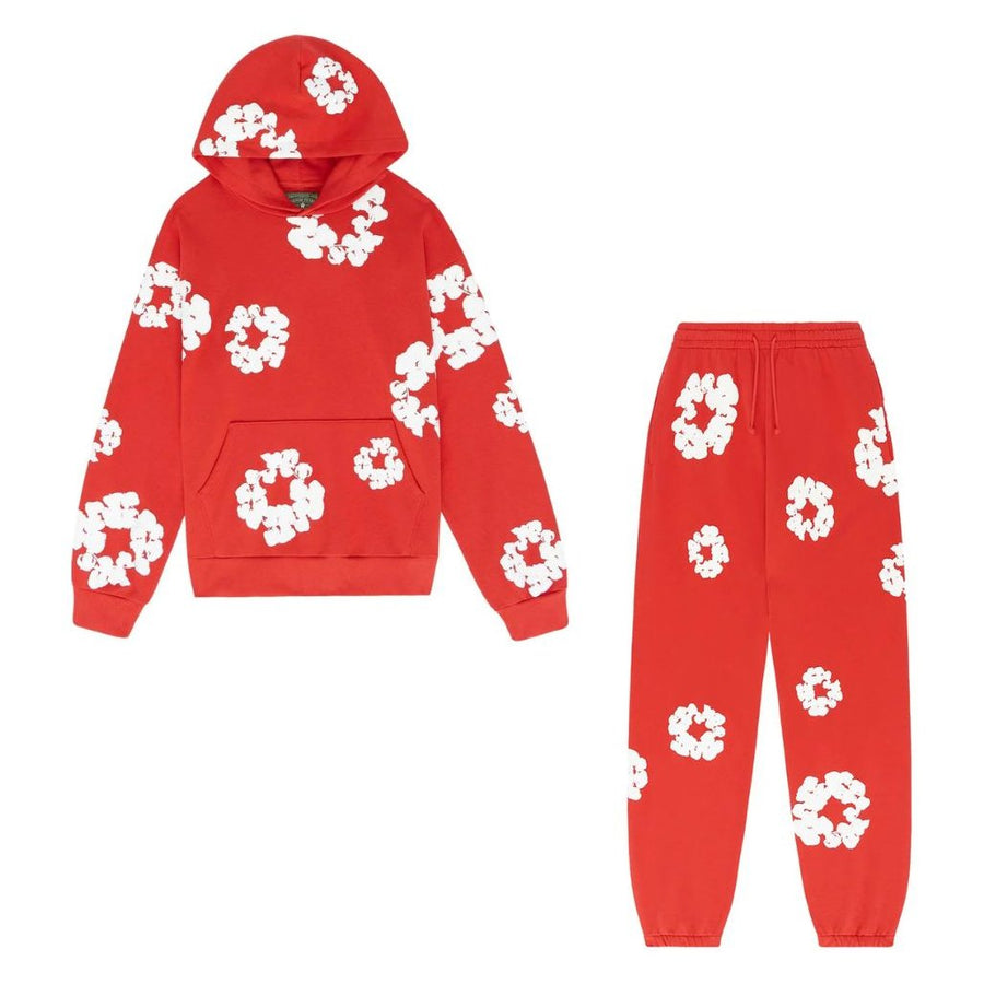 Denim Tears Cotton Wreath Set Red