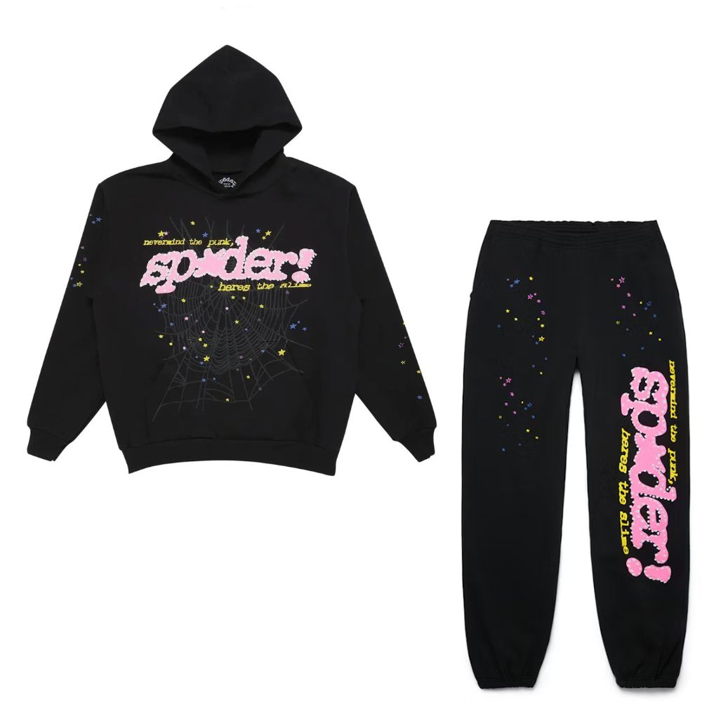 Sp5der P*NK V2 Set Black Set