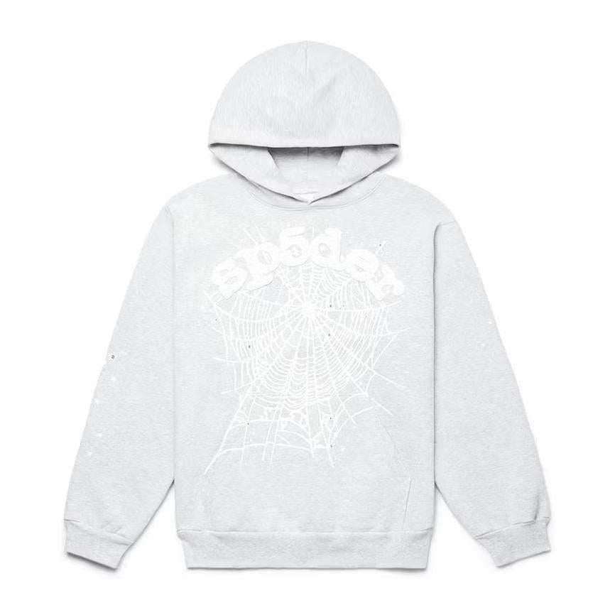 Sp5der OG Web Grey Hoodie