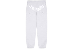 Sp5der OG Web Heather Grey Sweatpants