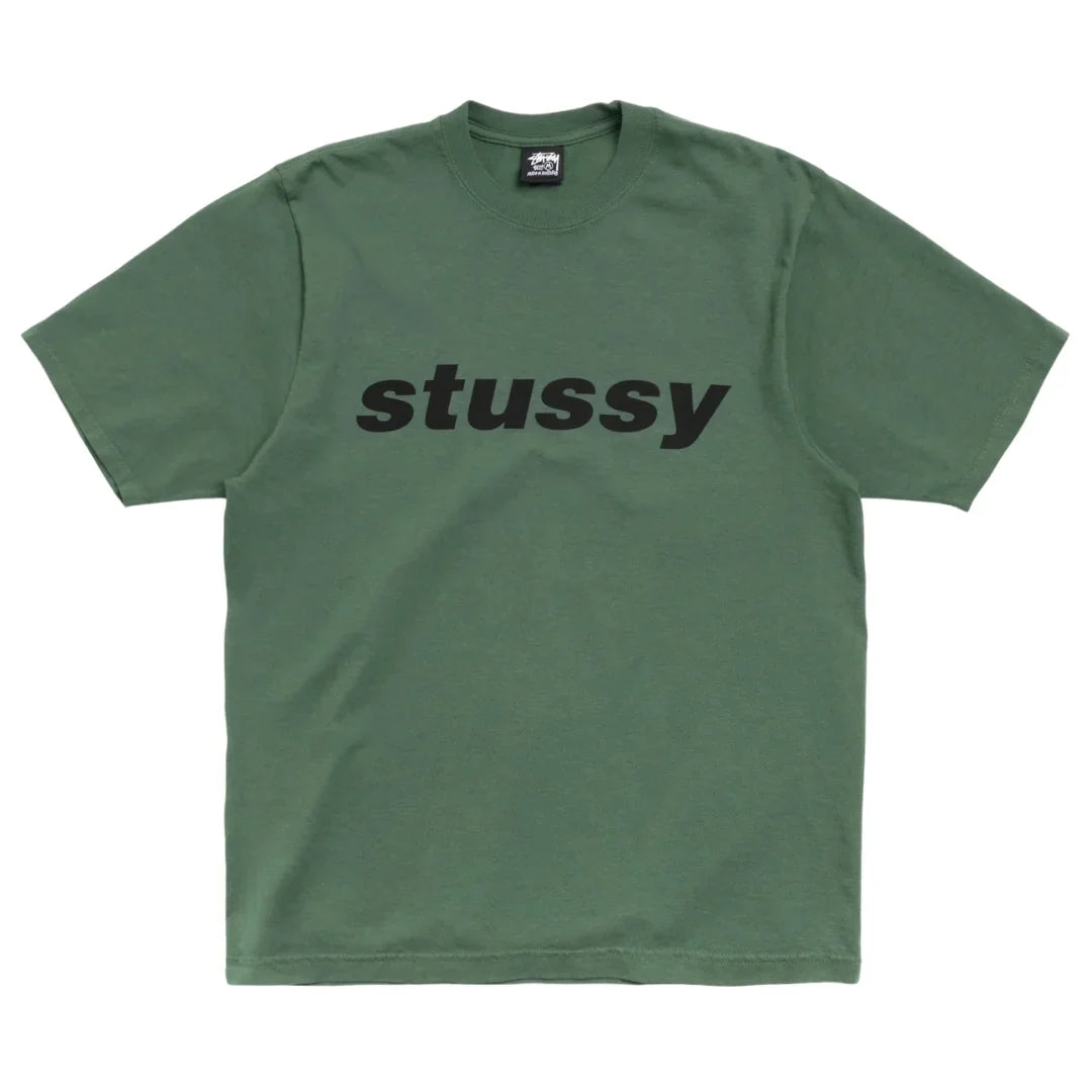 Stussy Shark Tee Pigment Dyed Green