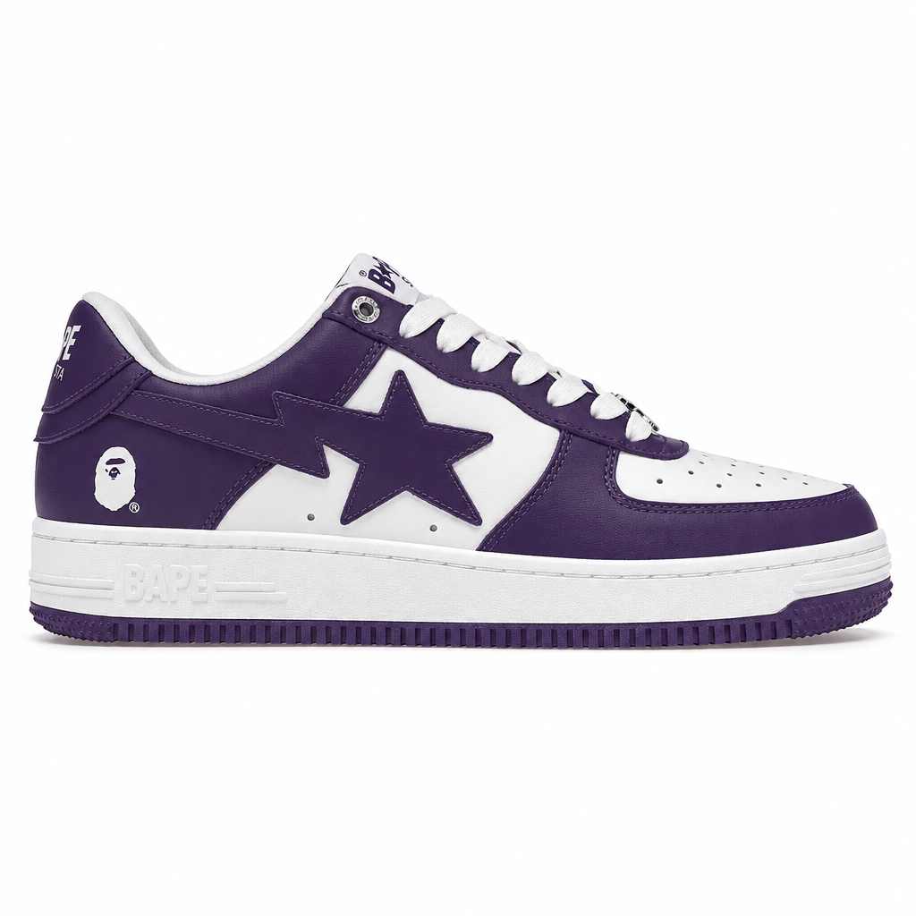 A Bathing Ape Bape Sta White Purple (2022)