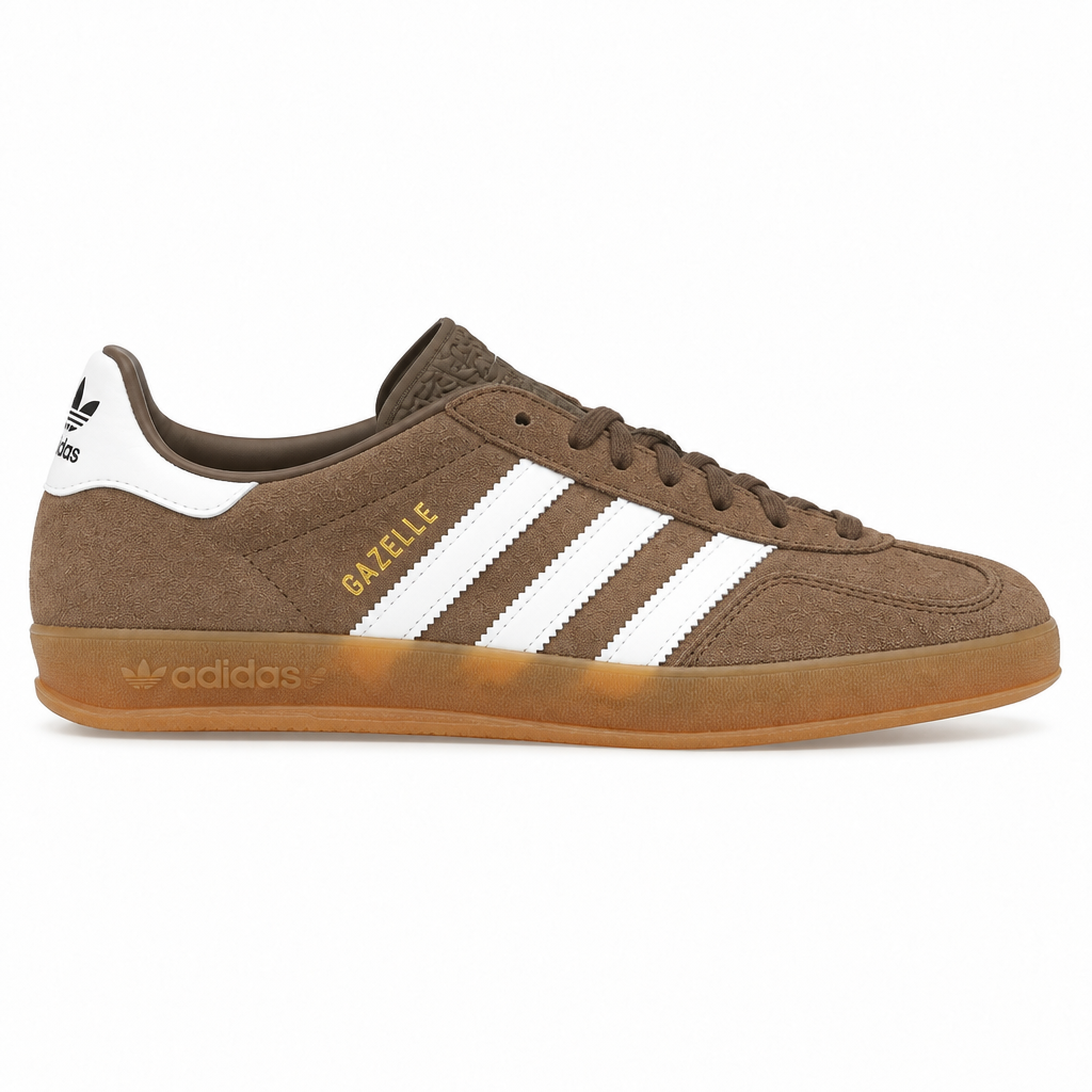 adidas Gazelle Indoor Earth Strata White Gold Metallic