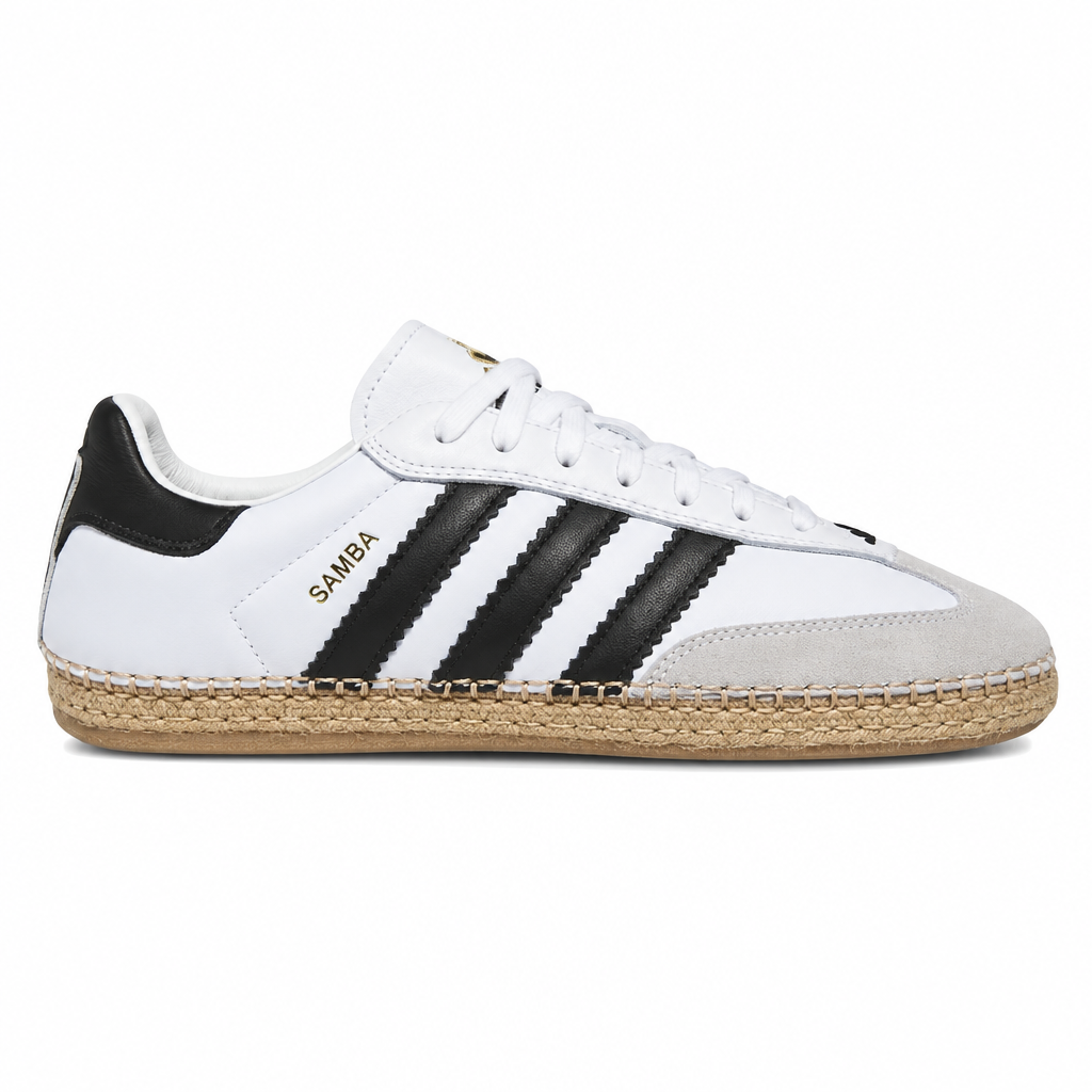 Adidas Samba Espadrille CLOT By Edison Chen White Black