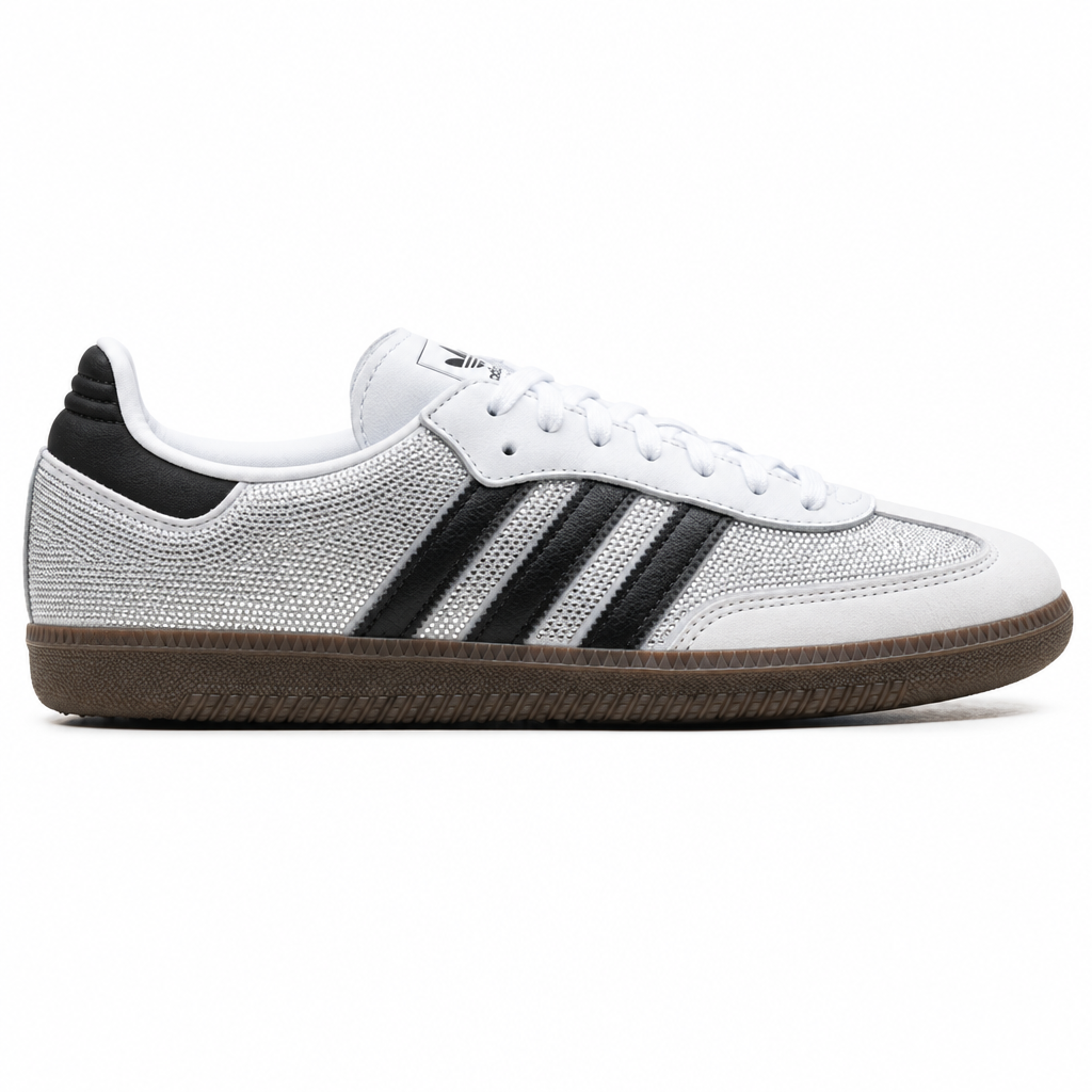 adidas Samba OG Rhinestone Crystal White Silver (Women's)