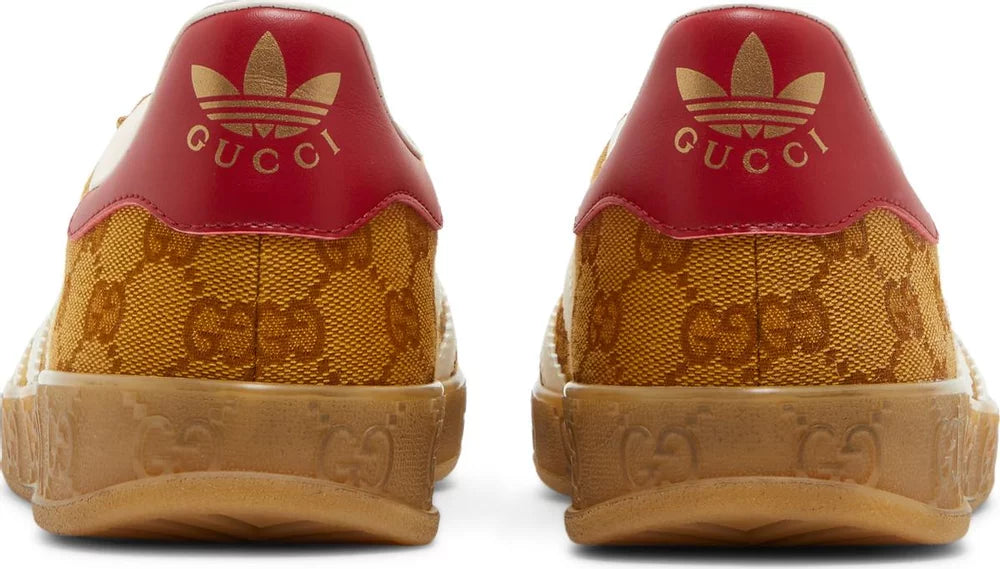 Adidas Gazelle Gucci Original GG Beige Brown