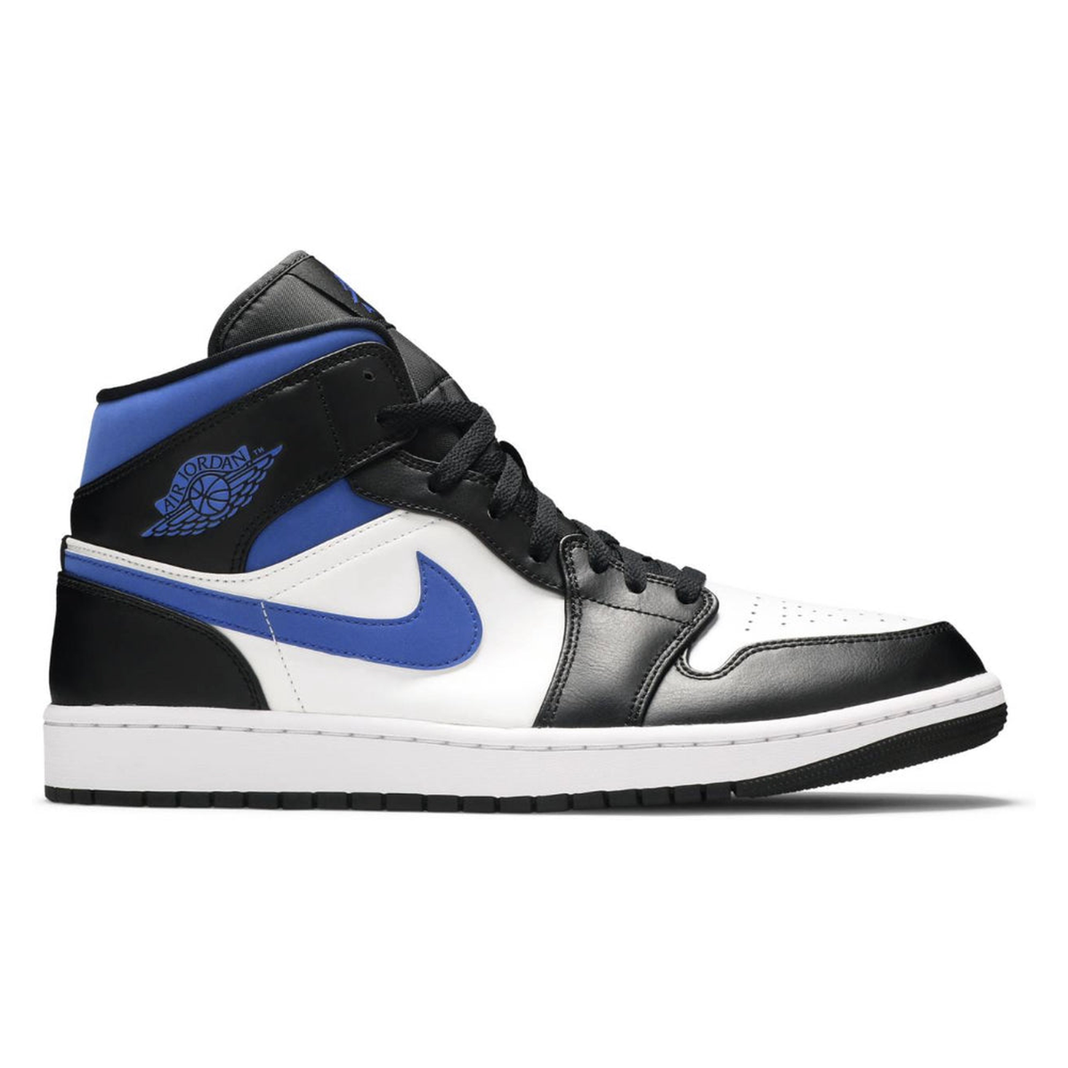 Air Jordan 1 Mid Black White Royal