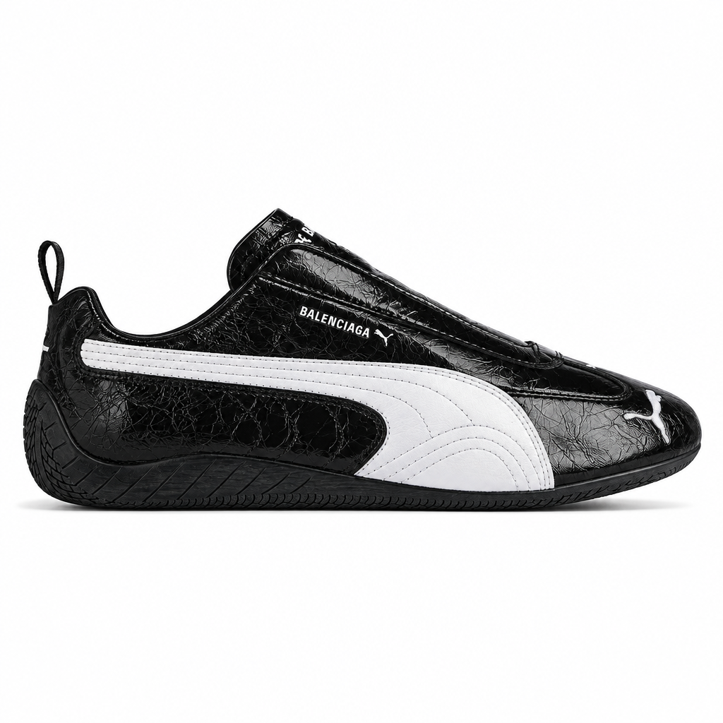 Balenciaga x Puma Speedcat Leather Black White