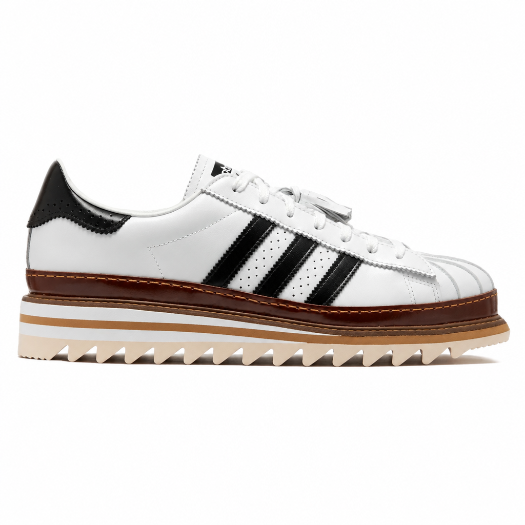 CLOT x adidas Superstar White Crystal Sand