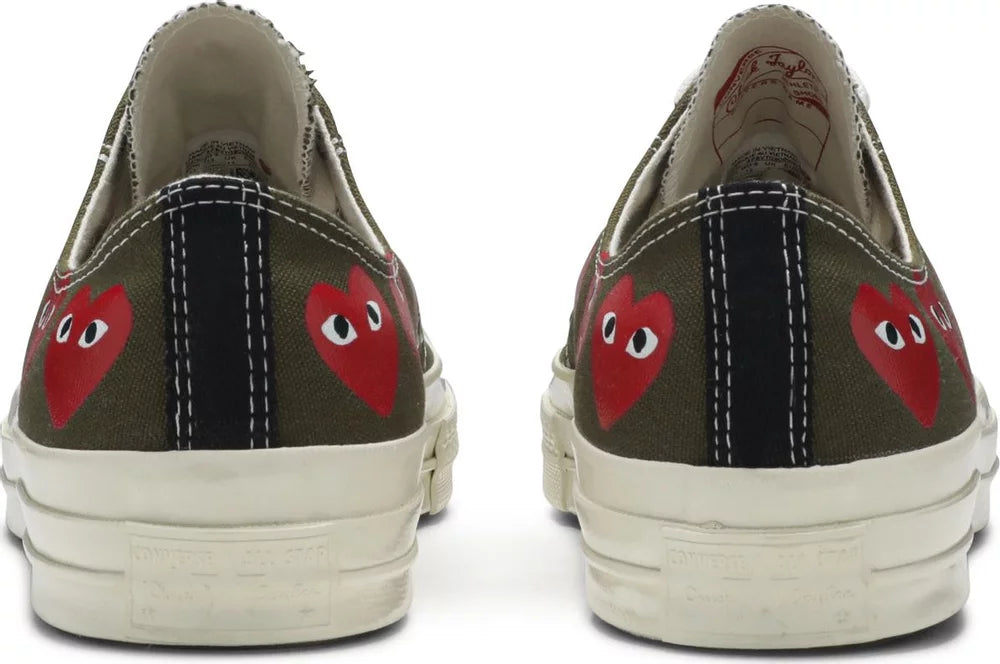 Converse Chuck Taylor All-Star 70 Hi Comme des Garçons Play Multi-Heart Green