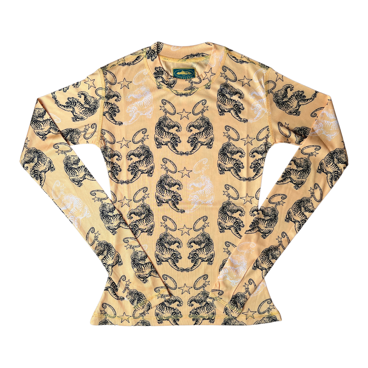 Corteiz Women's Tiger Mesh Longsleeve Yellow