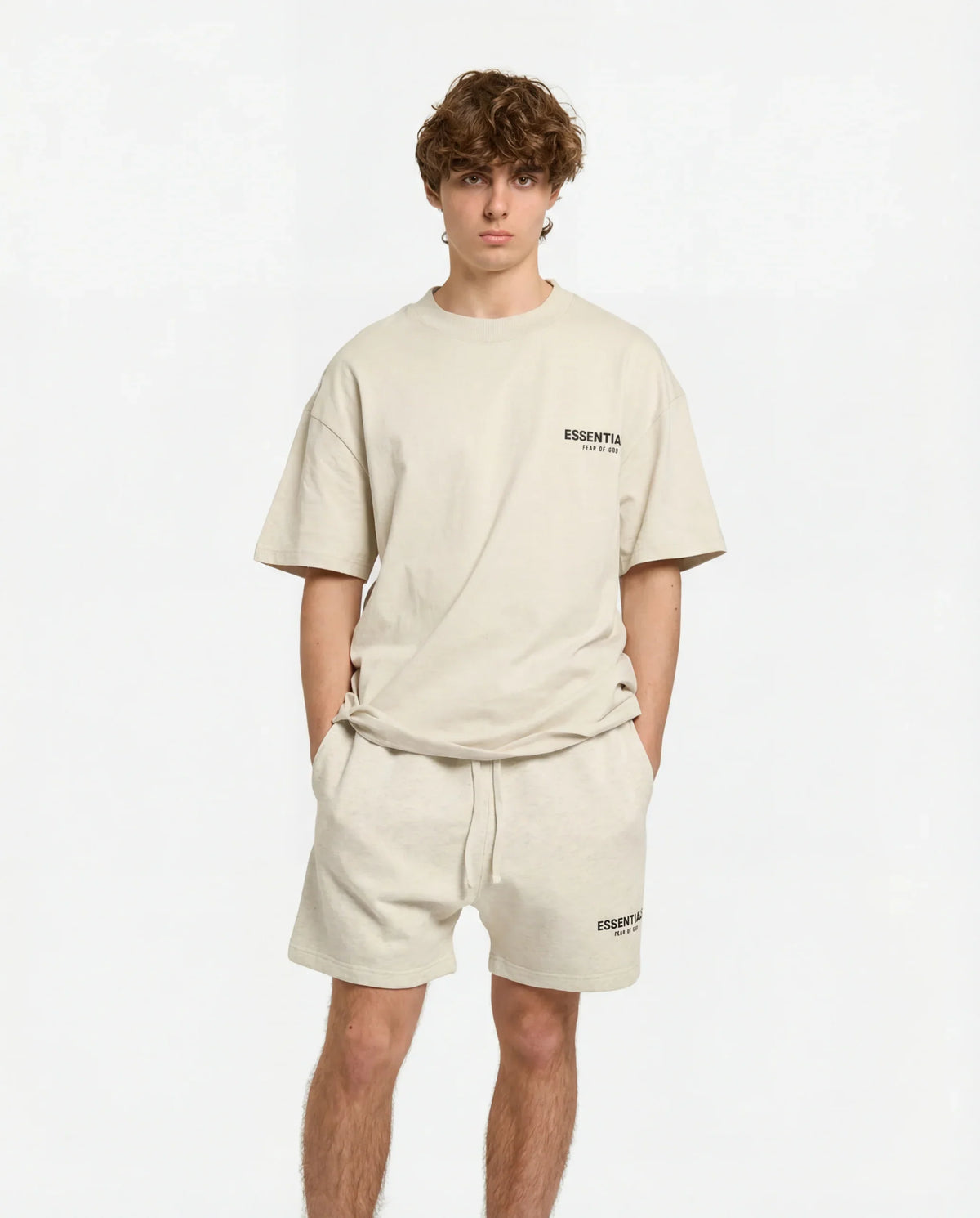 Fear of God Essentials Set Light Oatmeal
