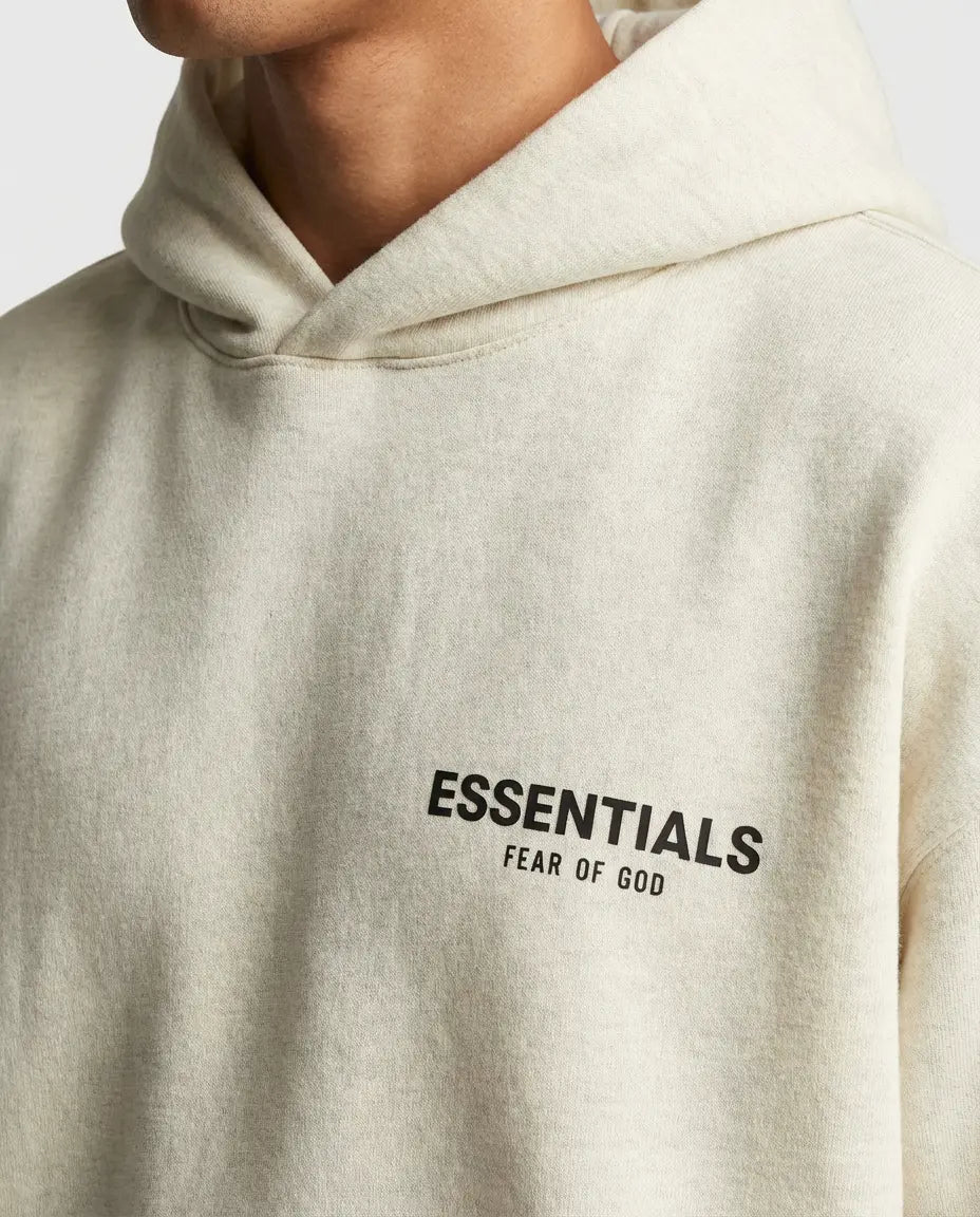 Fear of God Essentials Long Set Light Oatmeal