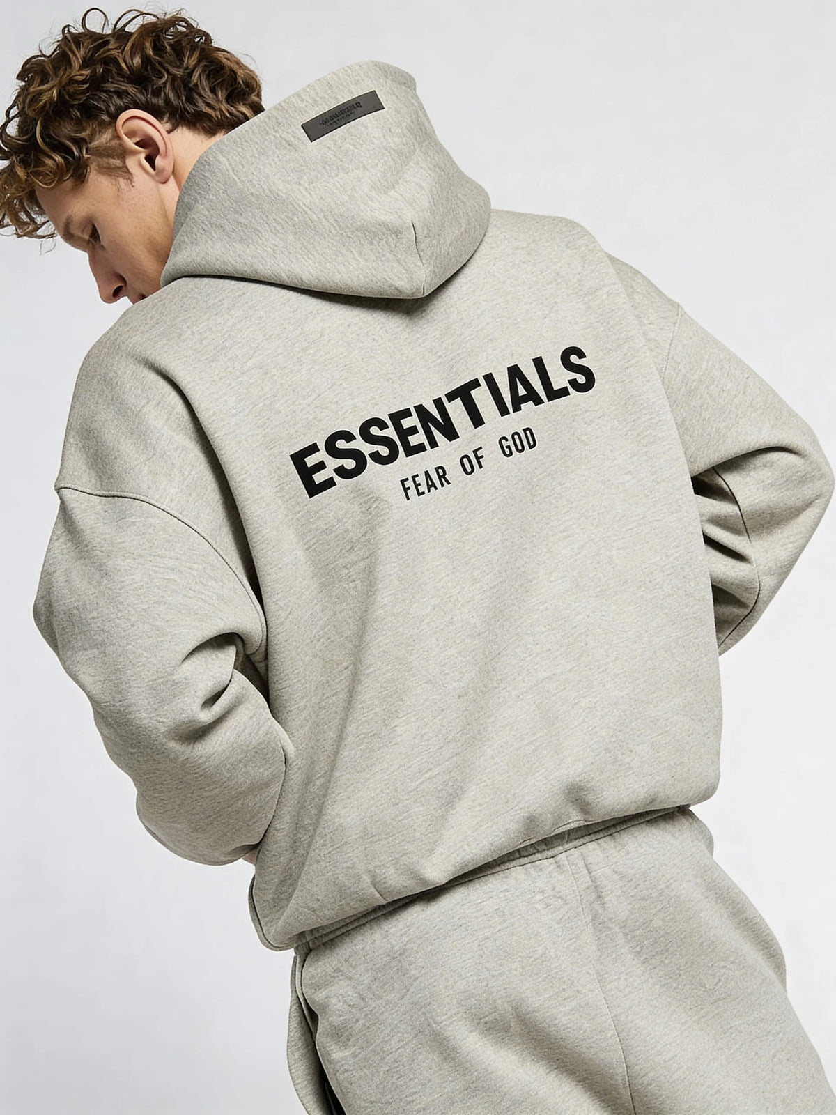 Fear of God Essentials Hoodie Dark Oatmeal