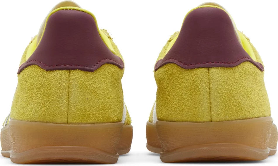 Adidas Gazelle Indoor Bright Yellow Collegiate Burgundy