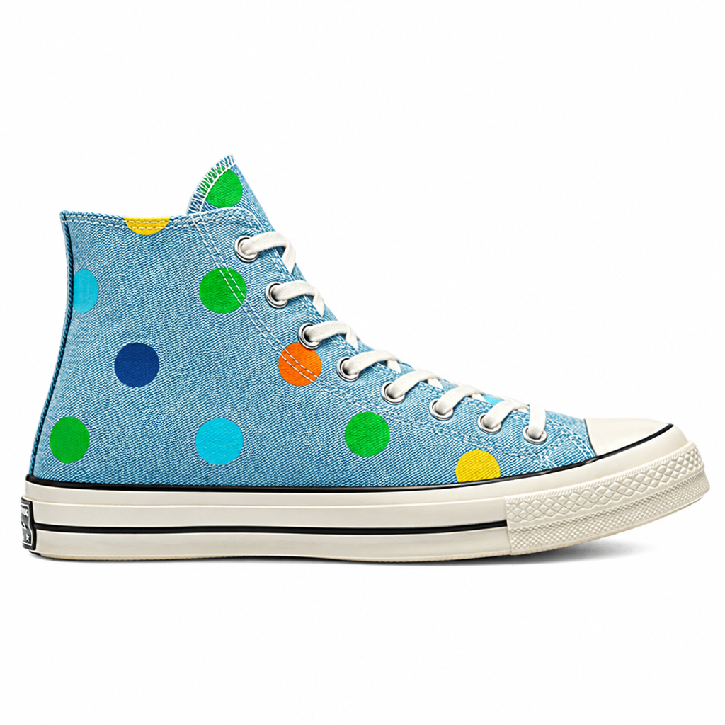 Golf Wang x Converse Chuck Taylor All-Star 70s Hi Denim Polka Dots