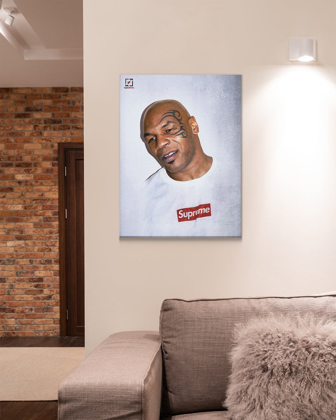 Canvas print Mike Tyson x Supreme