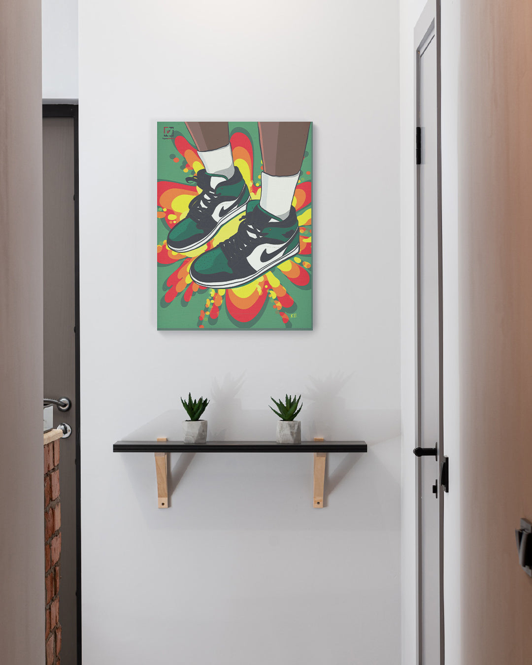 Obraz na płótnie Air Jordan 1 Pine Green