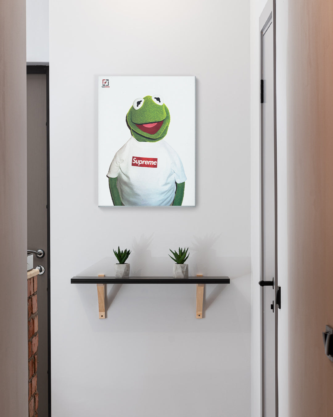 Obraz na płótnie Kermit x Supreme