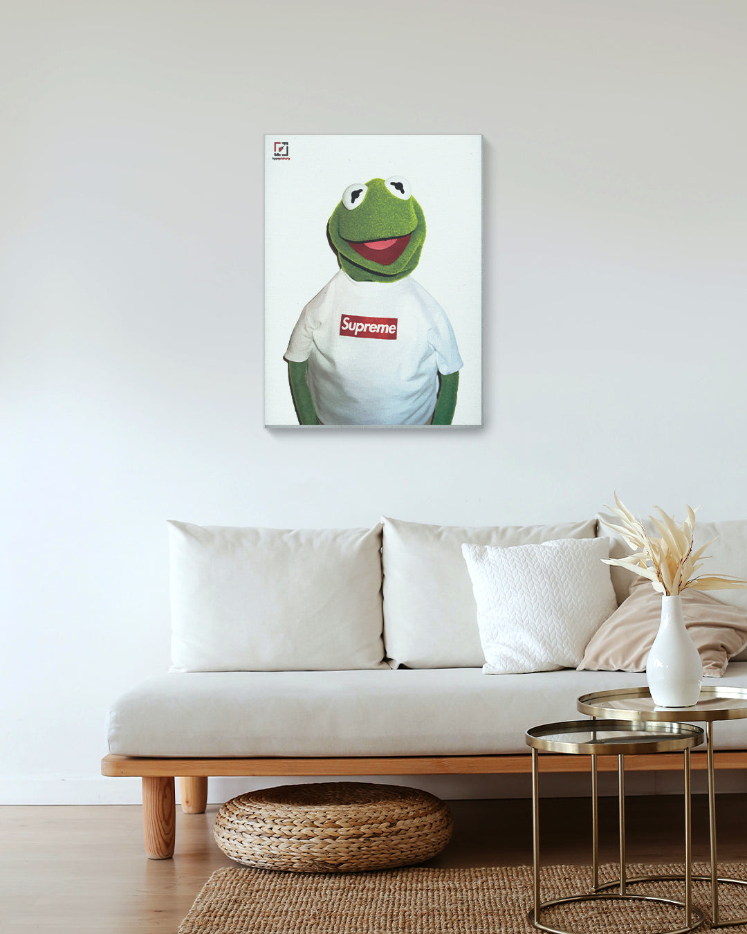 Obraz na płótnie Kermit x Supreme