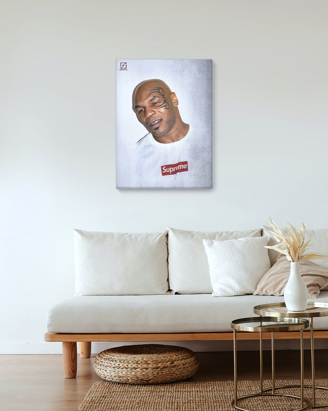 Canvas print Mike Tyson x Supreme