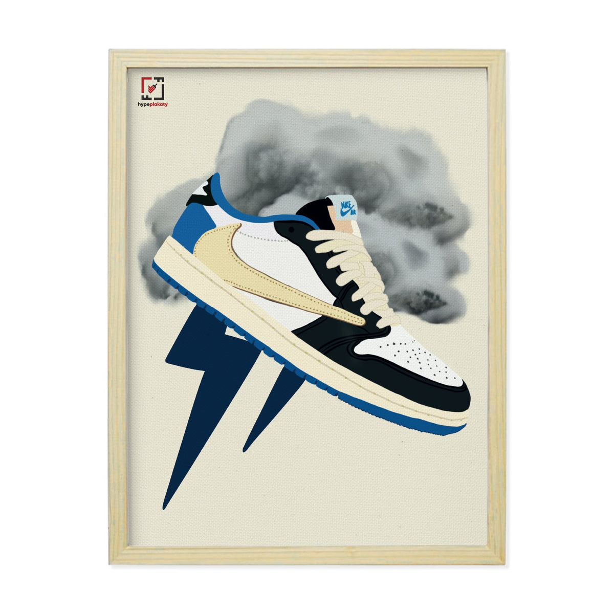 Obraz na płótnie Nike Air Jordan 1 Low Travis Scott x Fragment
