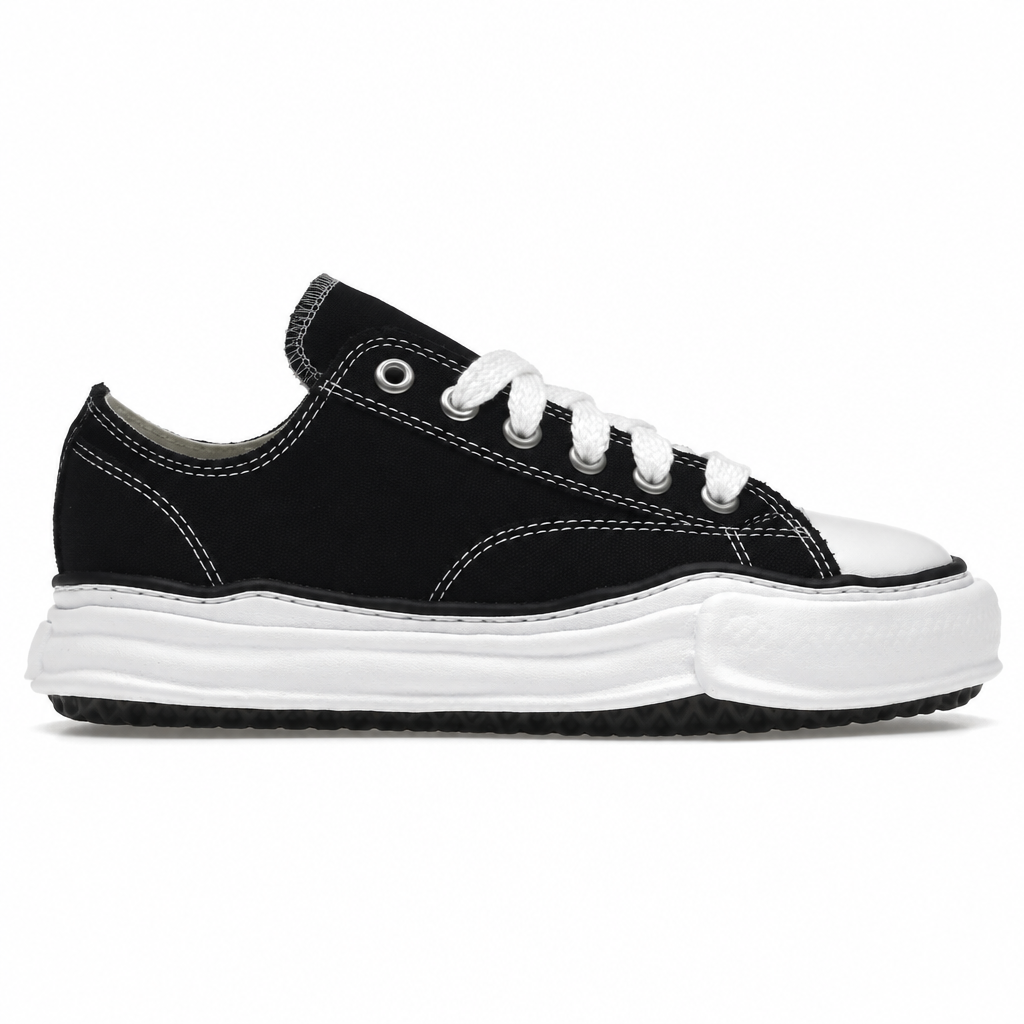Maison Mihara Yasuhiro Peterson OG Sole Canvas Low Black