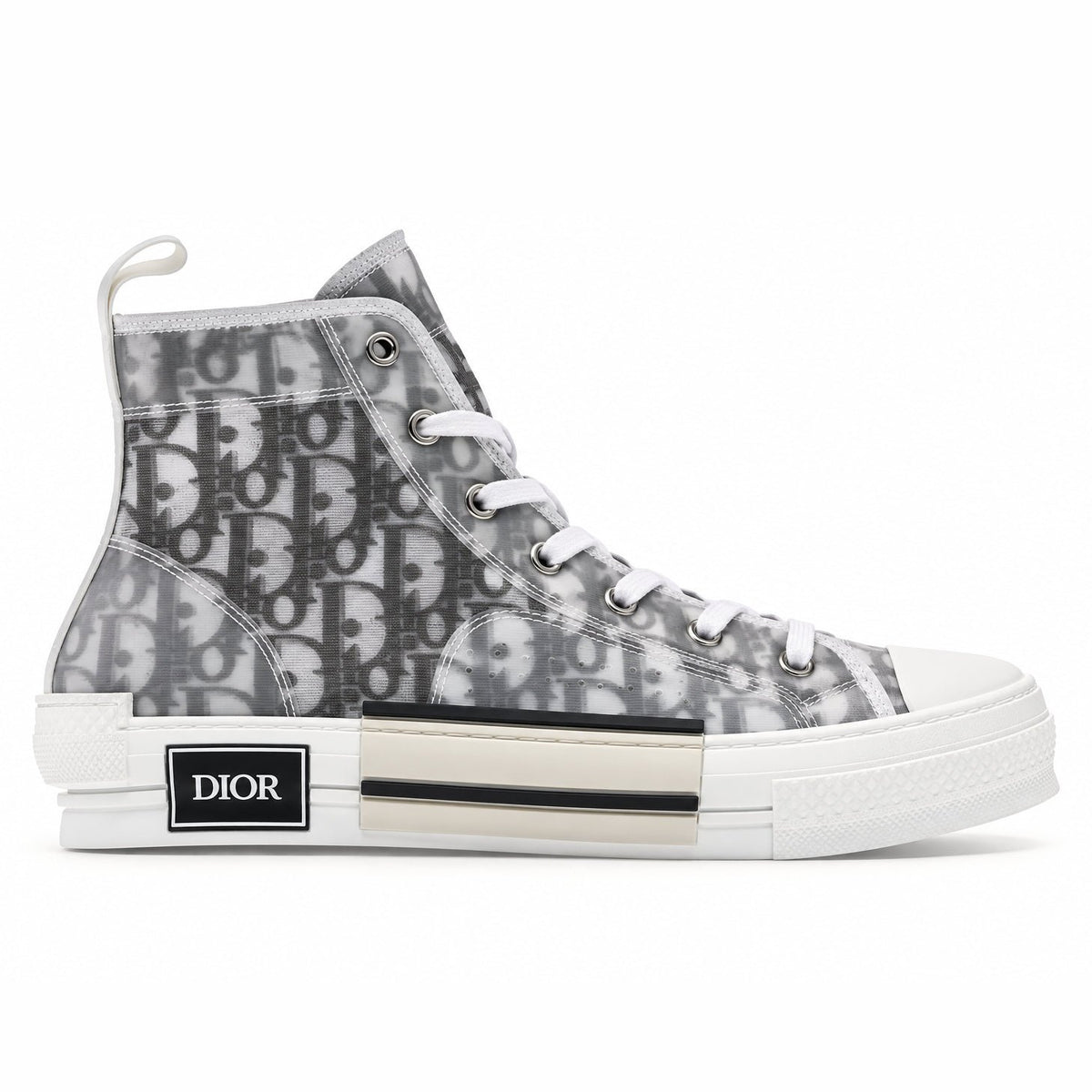 Dior B23 Sneaker Haute Tissu Oblique
