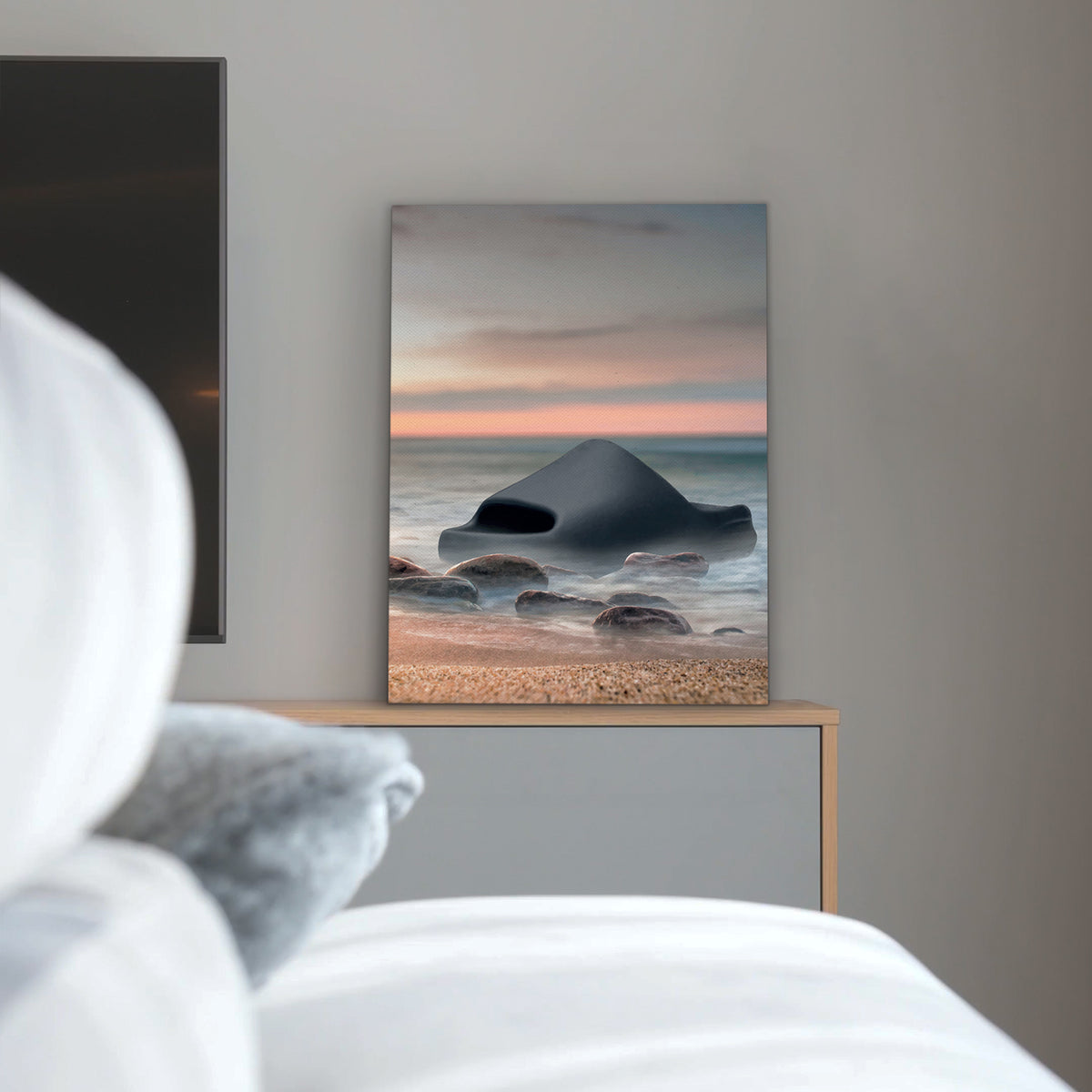 Canvas print Yeezy Slide Onyx
