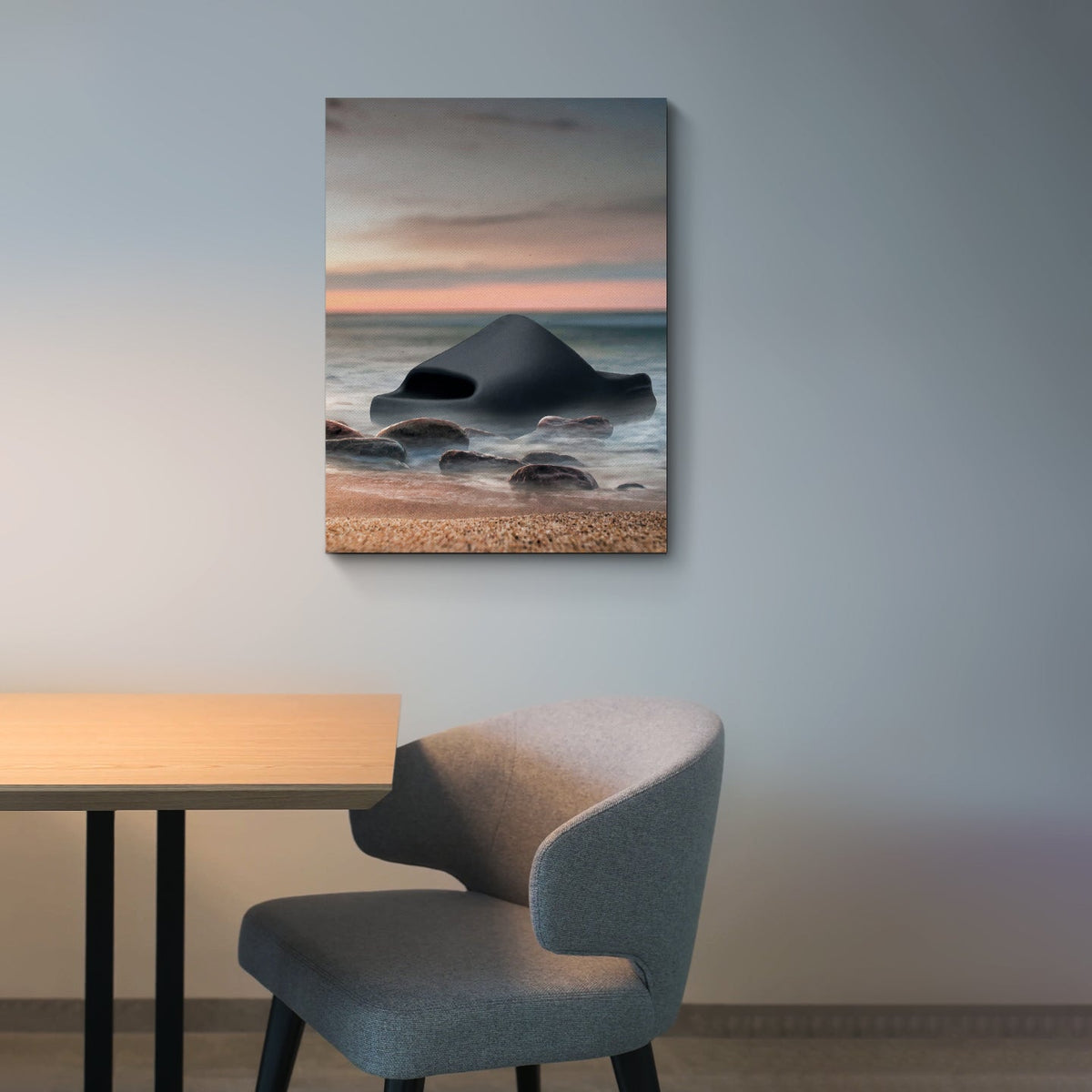 Canvas print Yeezy Slide Onyx