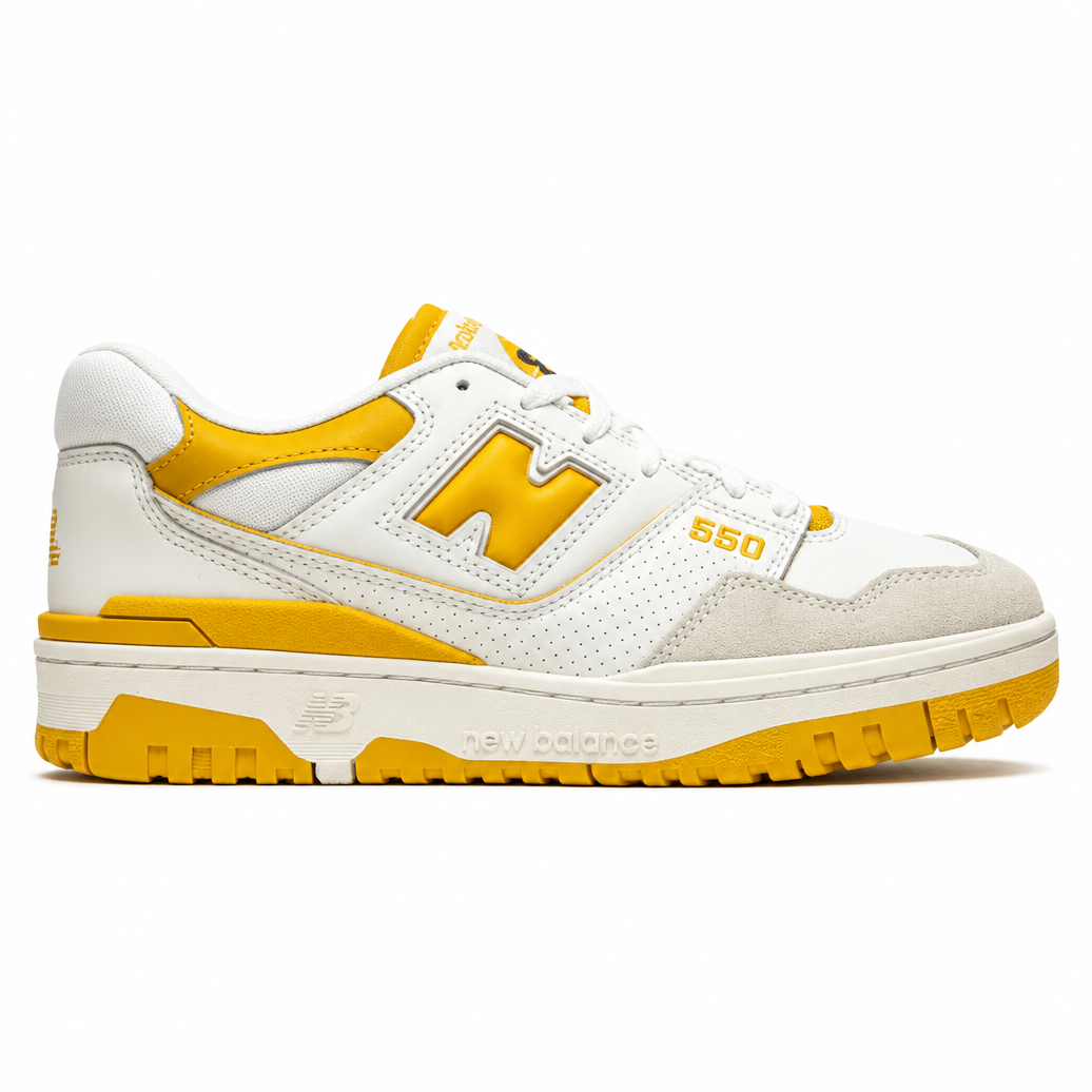 New Balance 550 Sea Salt Varsity Gold