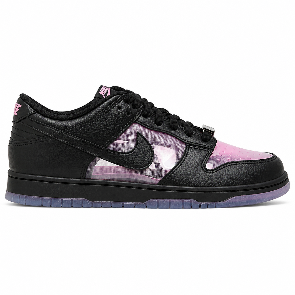 Nike Dunk Low Retro Transparent Black Pink Rise