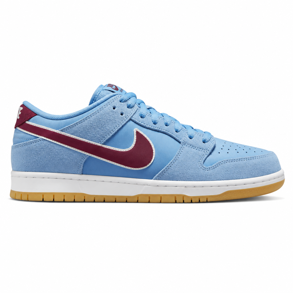 Nike SB Dunk Low Valour Blue Team Maroon