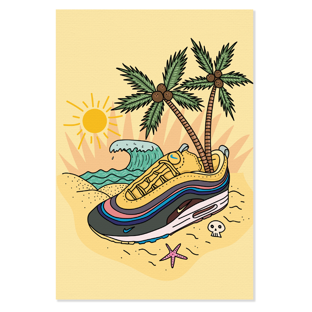 Canvas print Air Max 97/1 x Sean Wotherspoon