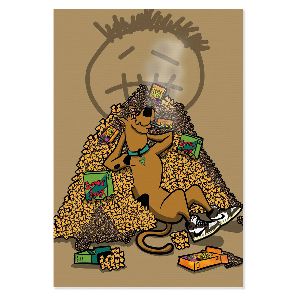 Obraz na płótnie Scooby Doo Cactus Jack Drip