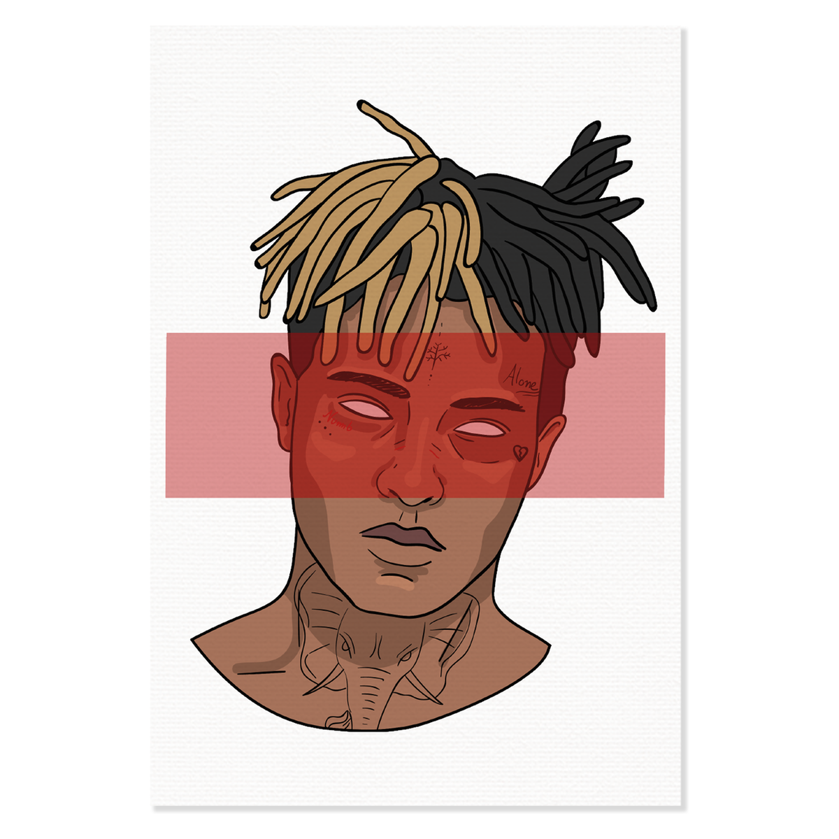 Leinwandbild XXXTentacion Blurred