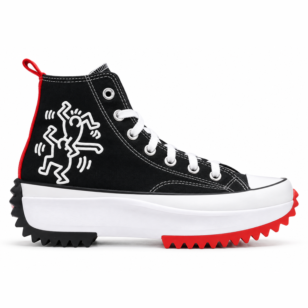 Keith Haring x Converse Run Star Hike Hi Black