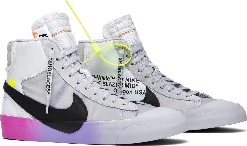 Nike Blazer Mid Off-White Wolf Grey Serena Queen