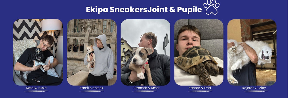 Das Team von SneakersJoint mit seinen Vierbeinern
